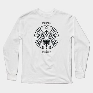 Zen Lotus Meditation Long Sleeve T-Shirt